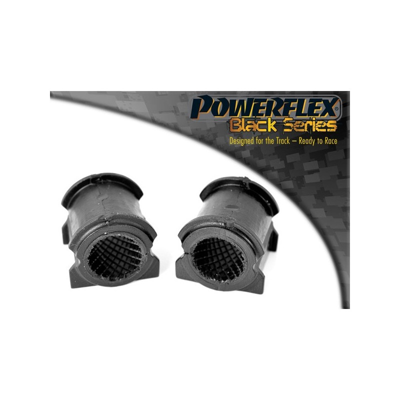 Barra estabilizadora dianteira preta Silent-Block Powerflex 23.5mm Porsche 996 1997-2005 (2 peças)Array