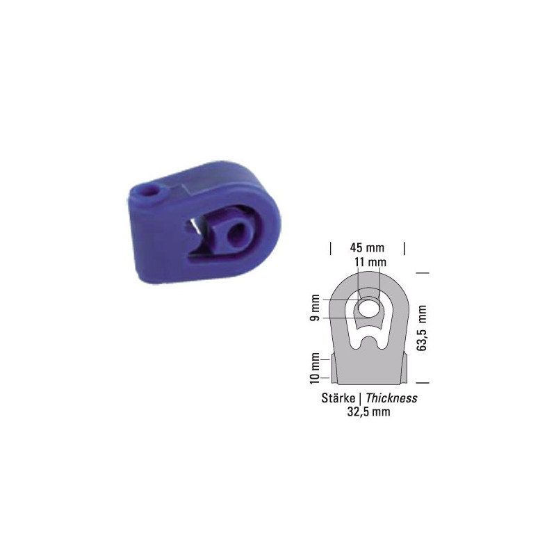 Silent-block Escape 220°C POWERSPRINT 32.5mmArray