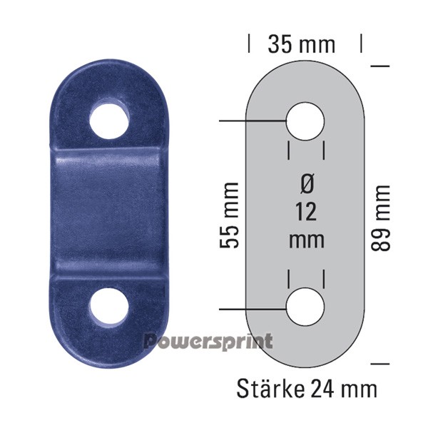 Silent-Block Exhaust 220°C Powersprint espessura 24mmArray