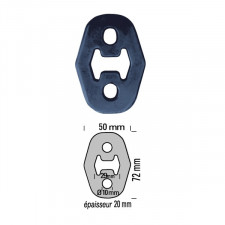 Silent-Block Escape 220°C Powersprint espesor 20mm
