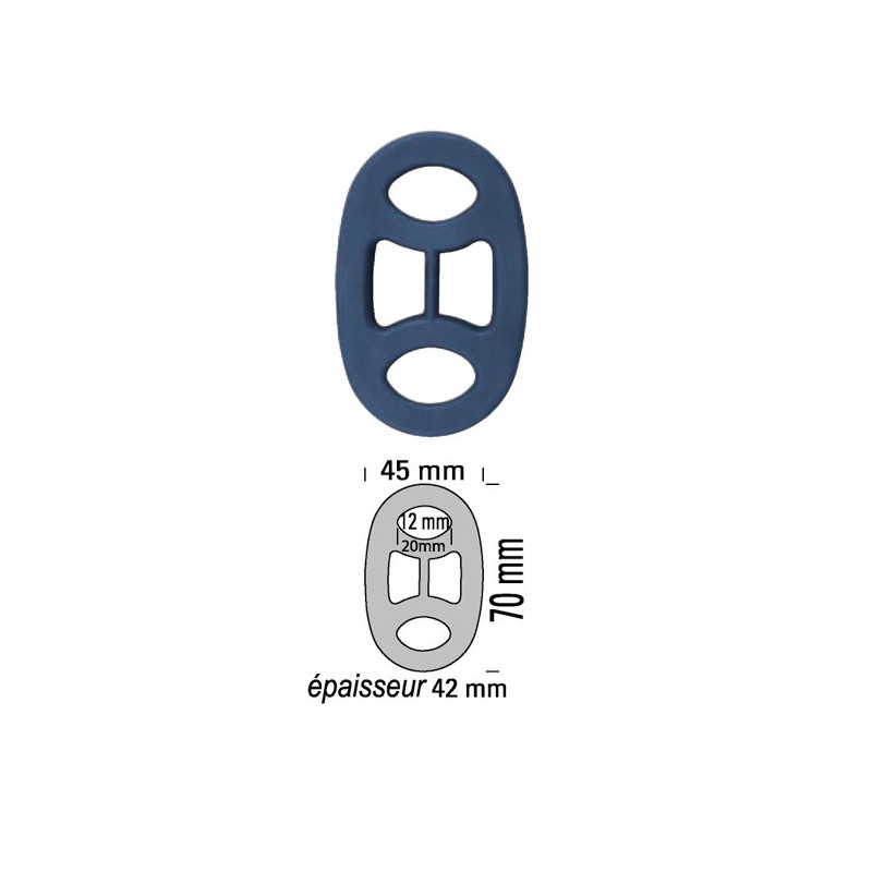 Silent-Block Exhaust 220°C Powersprint 42mm de espessuraArray
