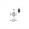 Silent-Block Escape 220°C Powersprint espesor 21.7mm