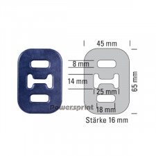 Silent-Block Escape 220°C Powersprint espesor 16mm