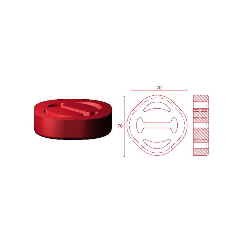 Silent Bloc Powerflex Escape 70/70 mmArray