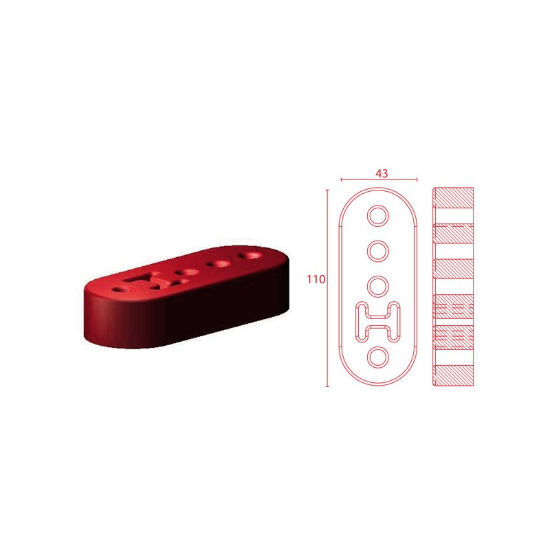 Silent-block Powerflex Escape universal 23mmArray