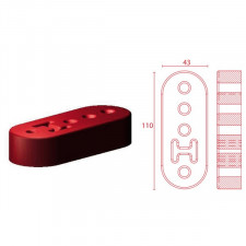 Silent Bloc Powerflex para escape universal