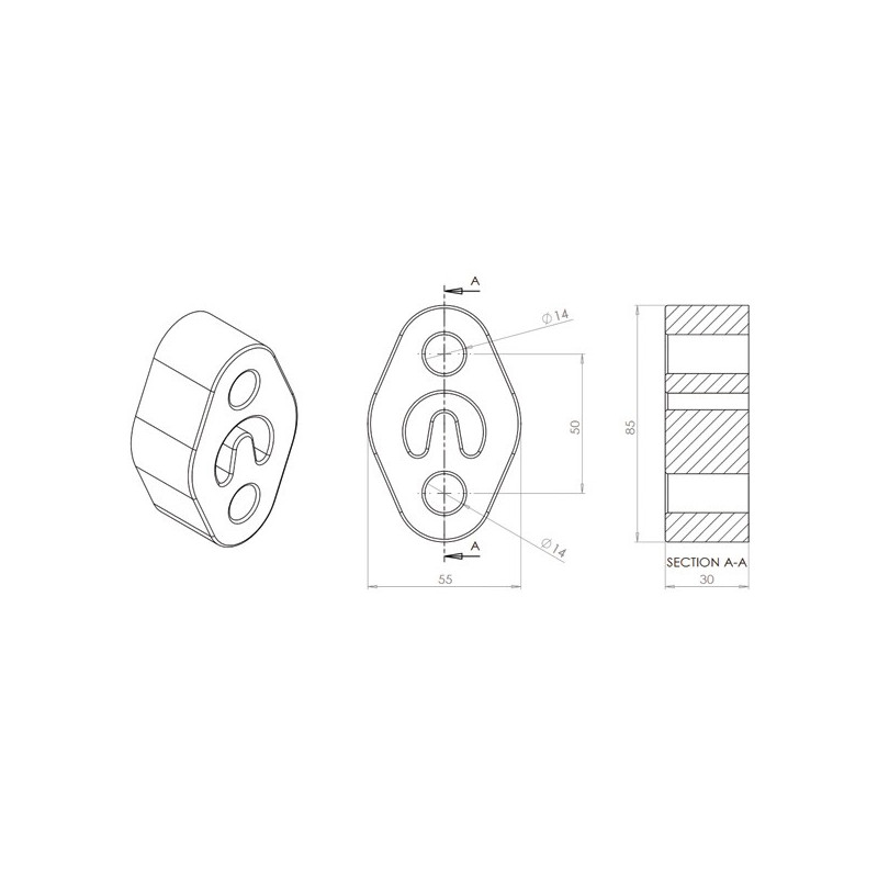 Silent-Block Powerflex espace universalArray