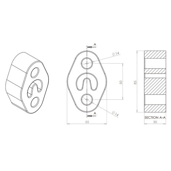 Silent-Block Powerflex espace universalArray