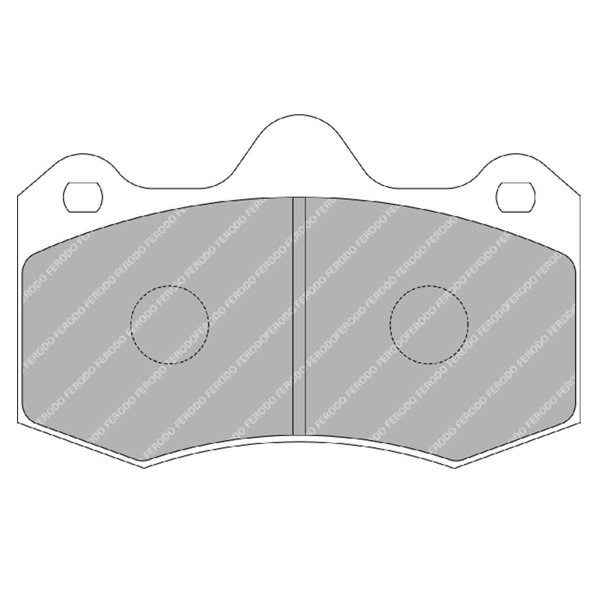 Pastilhas de travão Ferodo DS 1.11 Renault Clio v6Array