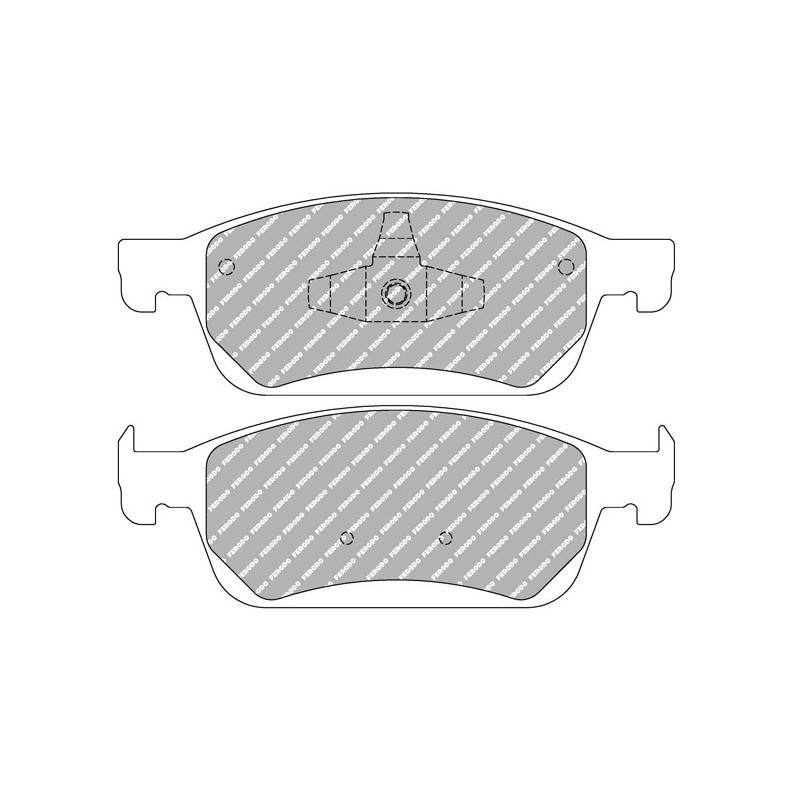 Pastilhas de travão Ferodo DS2500 Frente Ford Focus III 2.0 STArray