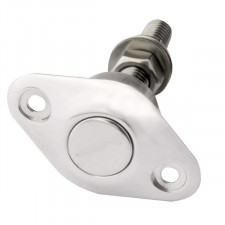 Clipe de pressão Z 1,06" alumínio polido Clipe de pressão Z 1,06" alumínio polido