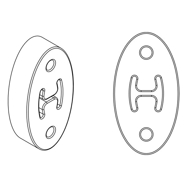 Silent-Block Powerflex Universal ExhaustArray