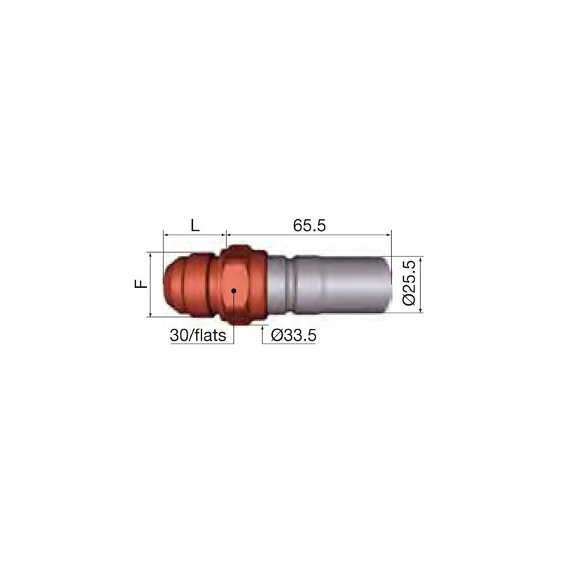 Acoplador macho 1 1/16x12JIC FIA Gasolina Dash 12Array