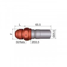 Acoplador Macho 1 1/16x12JIC FIA Gasolina Dash 12