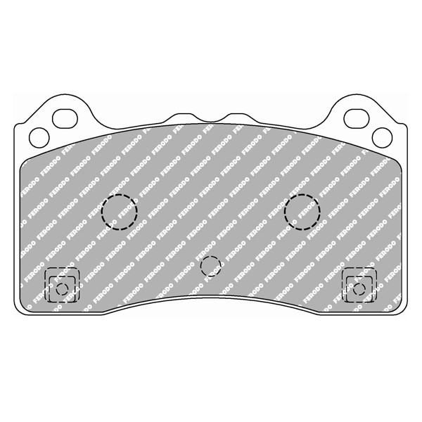 Pastilhas de travão Ferodo DS2500 Frente Ford Focus III 2.3 RSArray