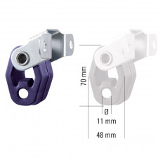 Silentbloc Exhaust 220°C POWERSPRINT Comprimento 70mm