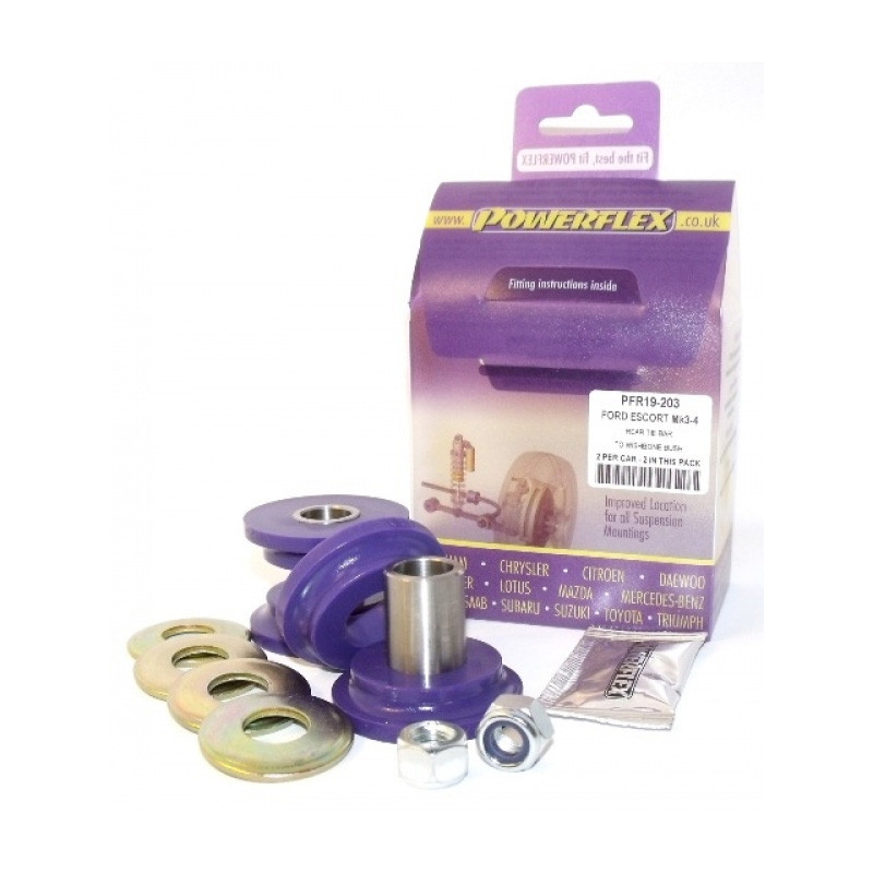 Braço Traseiro Silent-block Powerflex Ford Escort RS Turbo Série 1 (2 Peças)Array