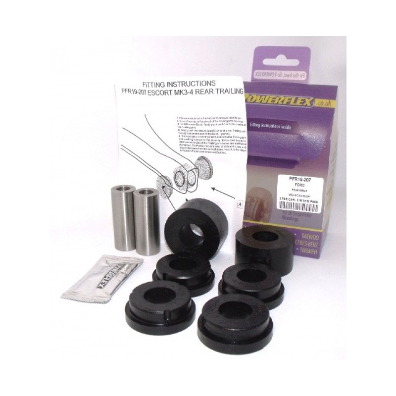 Braço Traseiro Interior Silent-block Powerflex Ford Escort RS Turbo (2 Peças)Array