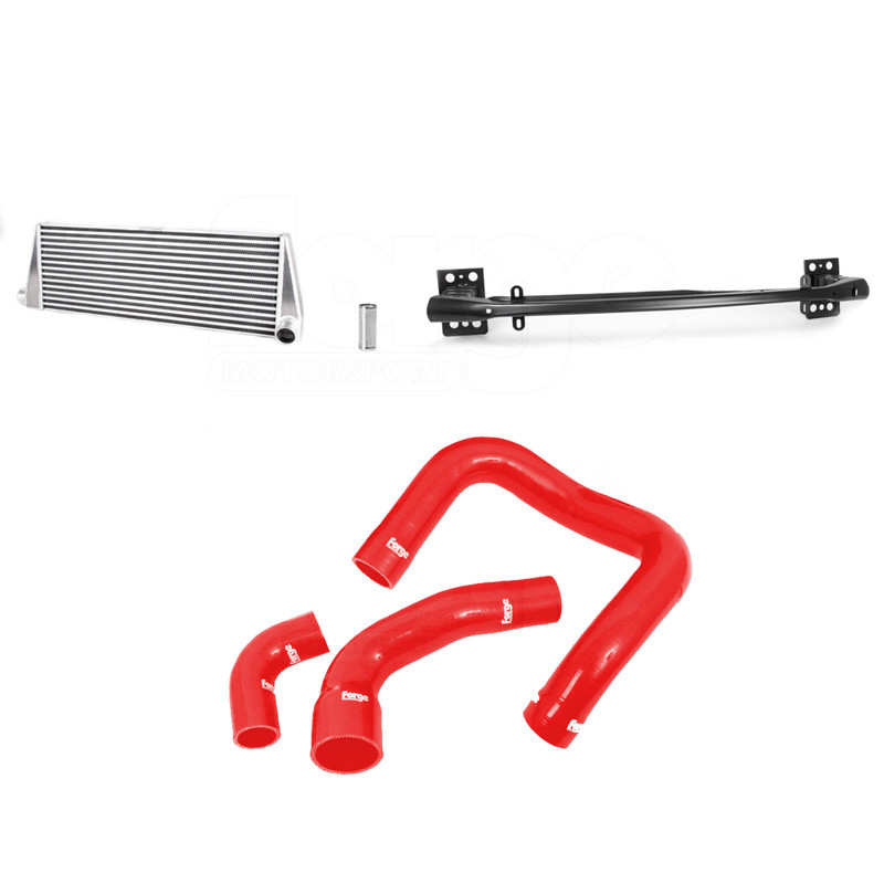 Intercooler Forge Fiat 500 Abart Montagem frontal VermelhoArray