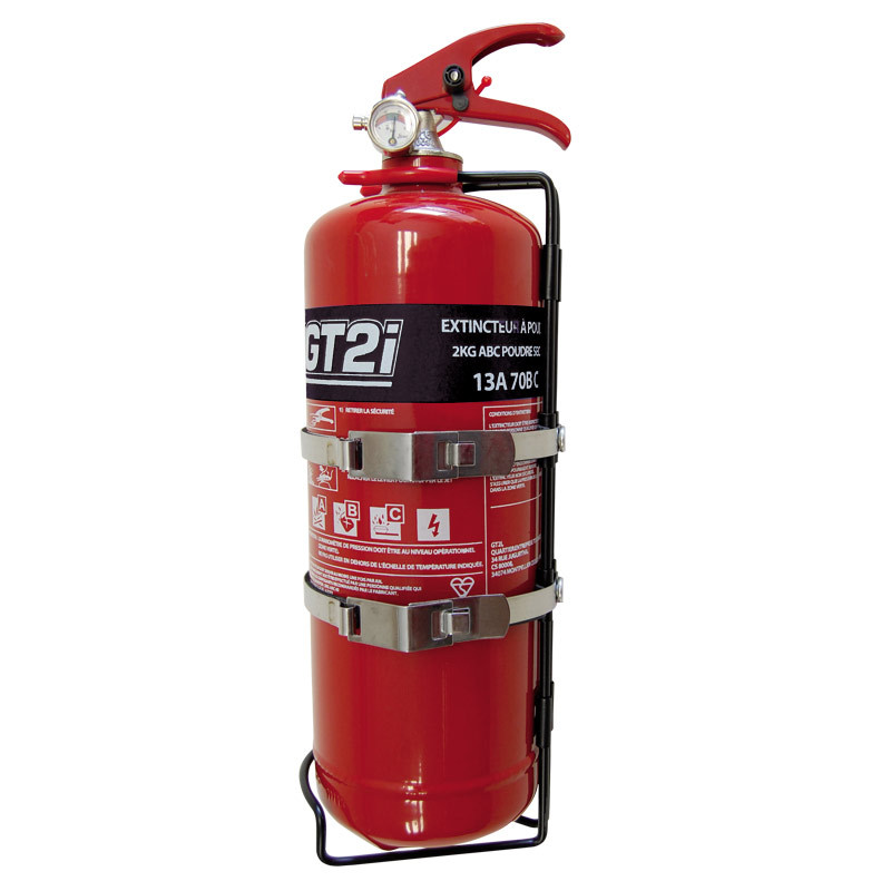 Extintor manual Acero Mecánico 2Kg polvo FIAArray