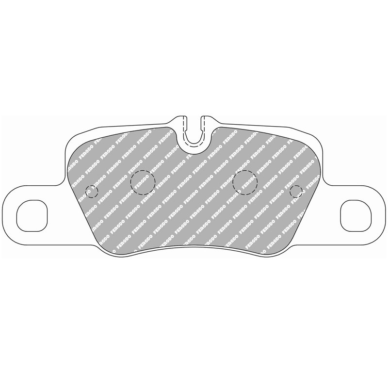 Pastilhas de travão Ferodo DS2500 Traseira Porsche 911 (991)Array