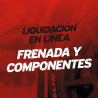Liquidação de travões e componentes