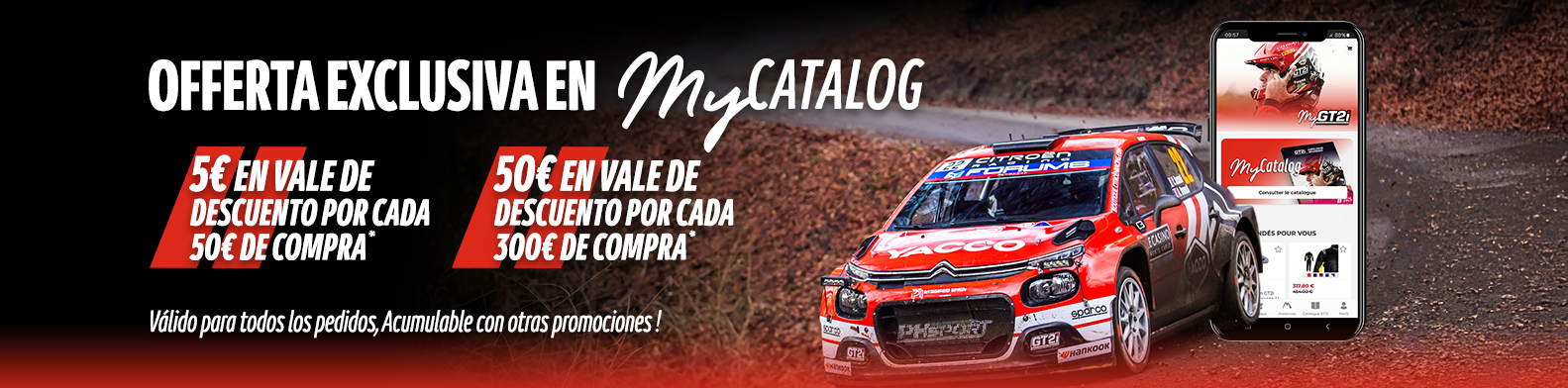 Oferta exclusiva MyCatalog GT2i